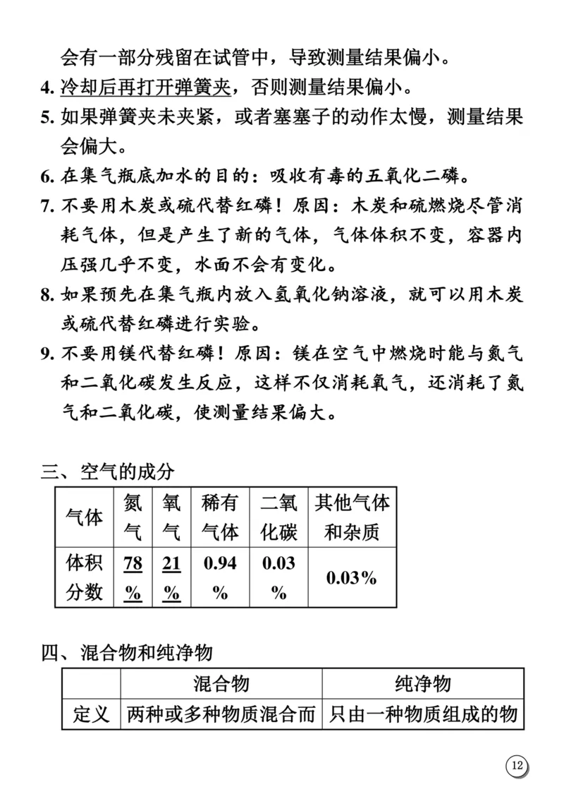 初中化学笔记_《初中全科目知识点汇总》_初中化学知识点汇总