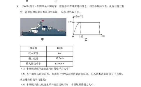 图像题02摩擦力、浮力、功和机械能（原卷版）_8、物理总复习_2024年中考复习资料_二轮复习_（讲义+练习）2024年中考物理二轮题型专项复习