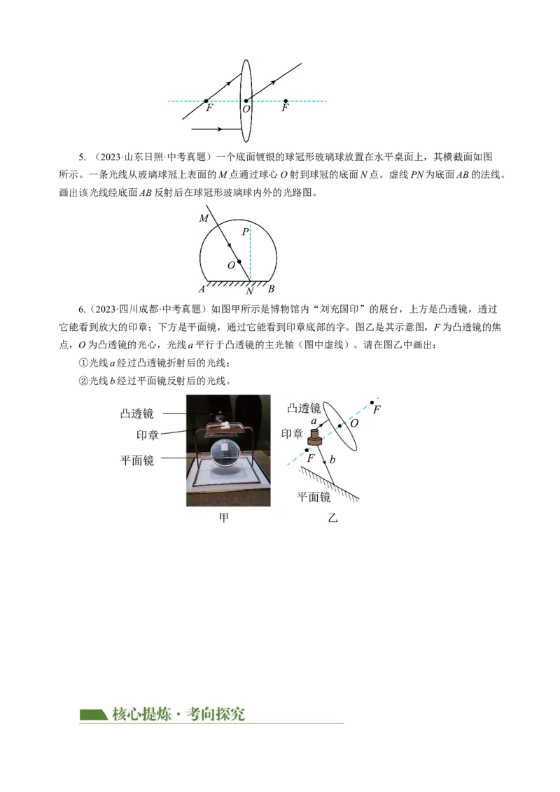 专题16作图题（讲练）原卷版_8、物理总复习_8.中考物理总复习_2024年中考复习资料_二轮复习资料_完2024年中考物理二轮复习课件+讲义+练习（全国通用）_模块四热点专题