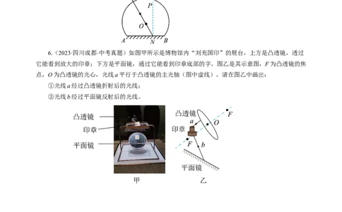 专题16作图题（讲练）原卷版_8、物理总复习_8.中考物理总复习_2024年中考复习资料_二轮复习资料_完2024年中考物理二轮复习课件+讲义+练习（全国通用）_模块四热点专题