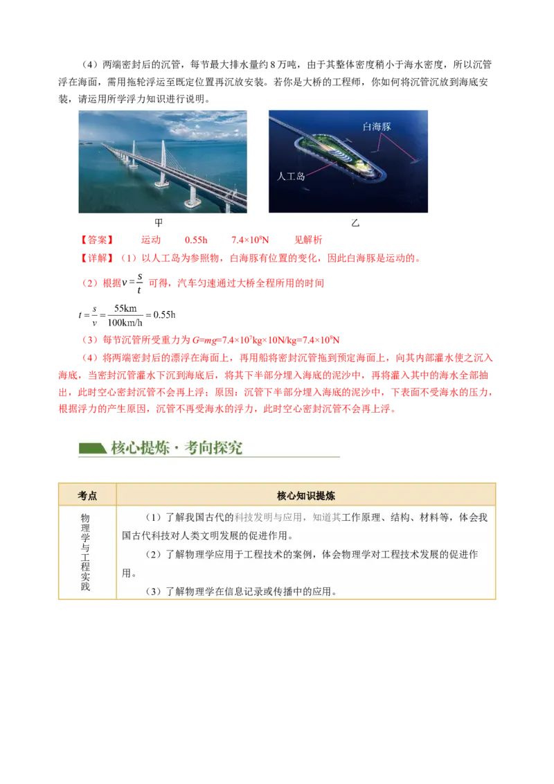专题23跨学科实践（讲练）解析版_8、物理总复习_8.中考物理总复习_2024年中考复习资料_二轮复习资料_完2024年中考物理二轮复习课件+讲义+练习（全国通用）_模块五跨学科实践