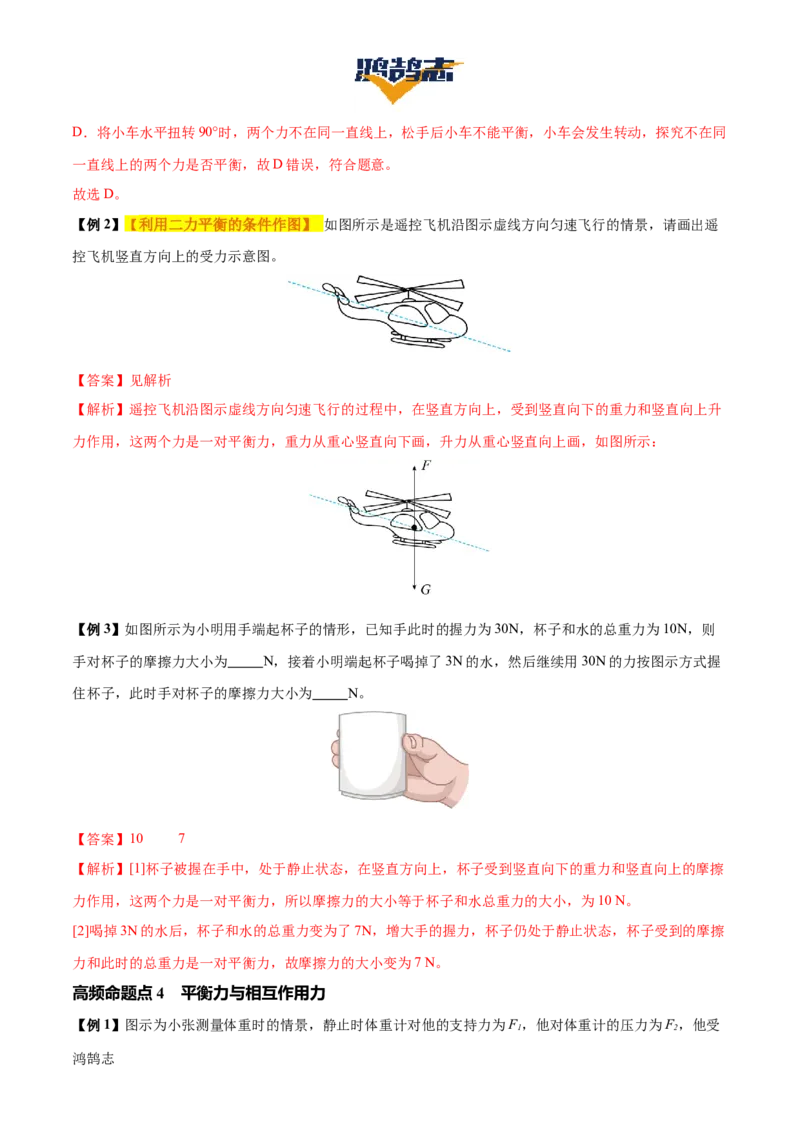 专题09运动和力（2大模块知识清单+5个易混易错+4种方法技巧+典例真题精析）（解析版）_8、物理总复习_物理一轮复习