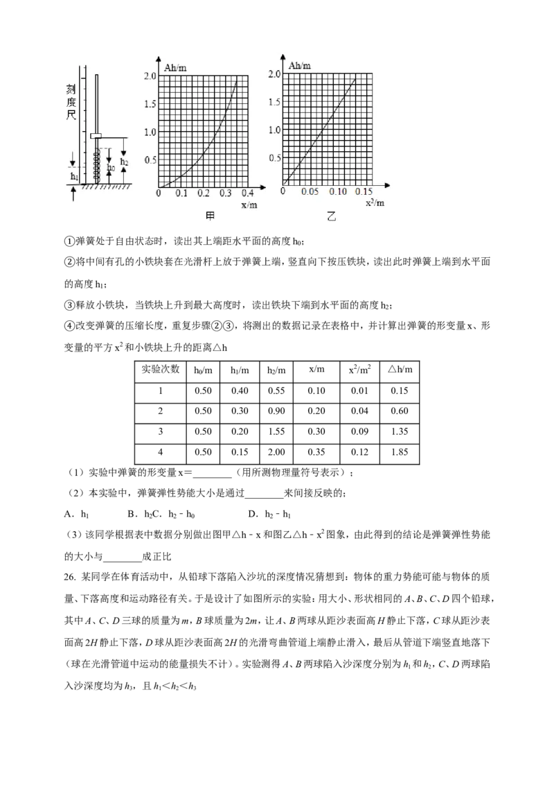 专题68力学冷门创新实验&nbsp;（原卷版）_8、物理总复习_2024年中考复习资料_二轮复习_夺分宝典备考2024年物理二轮中考总复习71个重难点亮点专题专炼（全国通用）