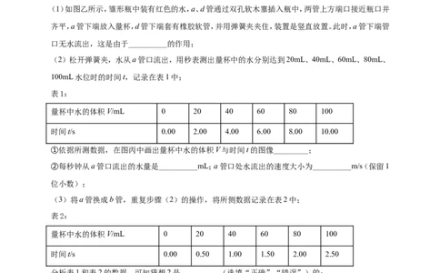 专题68力学冷门创新实验&nbsp;（原卷版）_8、物理总复习_2024年中考复习资料_二轮复习_夺分宝典备考2024年物理二轮中考总复习71个重难点亮点专题专炼（全国通用）