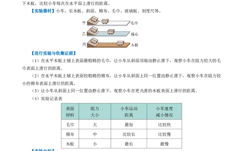 第八章运动和力（知识清单）教师版_初物_八年级上下册+九年级全一册物理_八年级物理下册_知识清单（更新中）