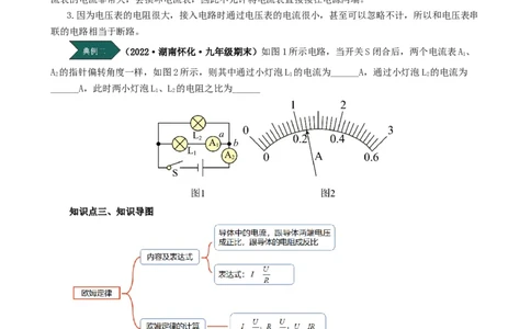课时17.2欧姆定律（学生版）_初物_八年级上下册+九年级全一册物理_九年级物理全一册_讲义_2025版