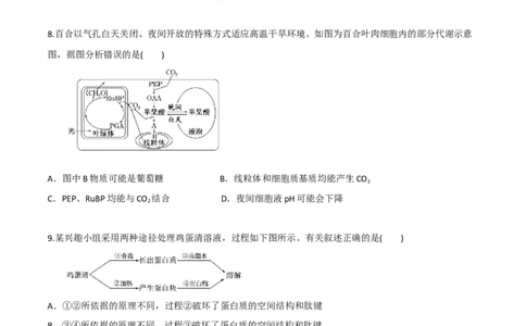 黄金卷05（考试版）_2024年新高考资料_4.2024高考模拟预测试卷_赢在高考&middot;黄金8卷备战2024年高考生物模拟卷（广东专用）31276448