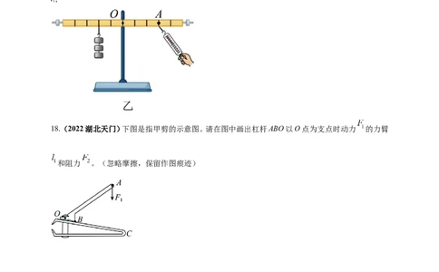 专题25力学做图重点问题（原卷版）_8、物理总复习_8.中考物理总复习_2023年中考复习资料_二轮复习_2023年二轮复习小微专题精准练助力中考物理四点问题大突破（通用版）