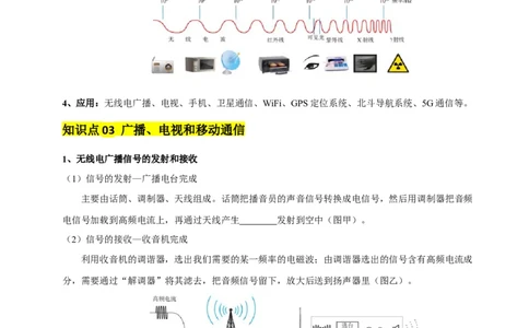 专题19信息传递和能源（2大模块知识清单+5个易混易错+4种方法技巧+典例真题精析）（原卷版）_8、物理总复习_物理一轮复习
