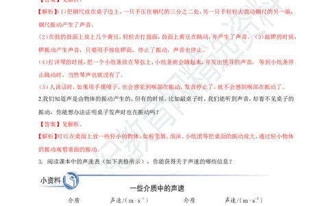 专题28声学简答与阅读理解冷点问题（解析版）_8、物理总复习_8.中考物理总复习_2023年中考复习资料_专项复习_2023年用小微专题精准练助力中考物理四点问题大突破