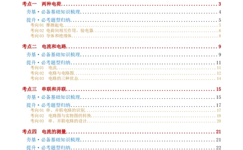 专题15电流、电路、电压、电阻（讲义）（解析版）_8、物理总复习_8.中考物理总复习_2024年中考复习资料_一轮复习资料_完2024年中考物理一轮复习课件+讲义+练习（全国通用）
