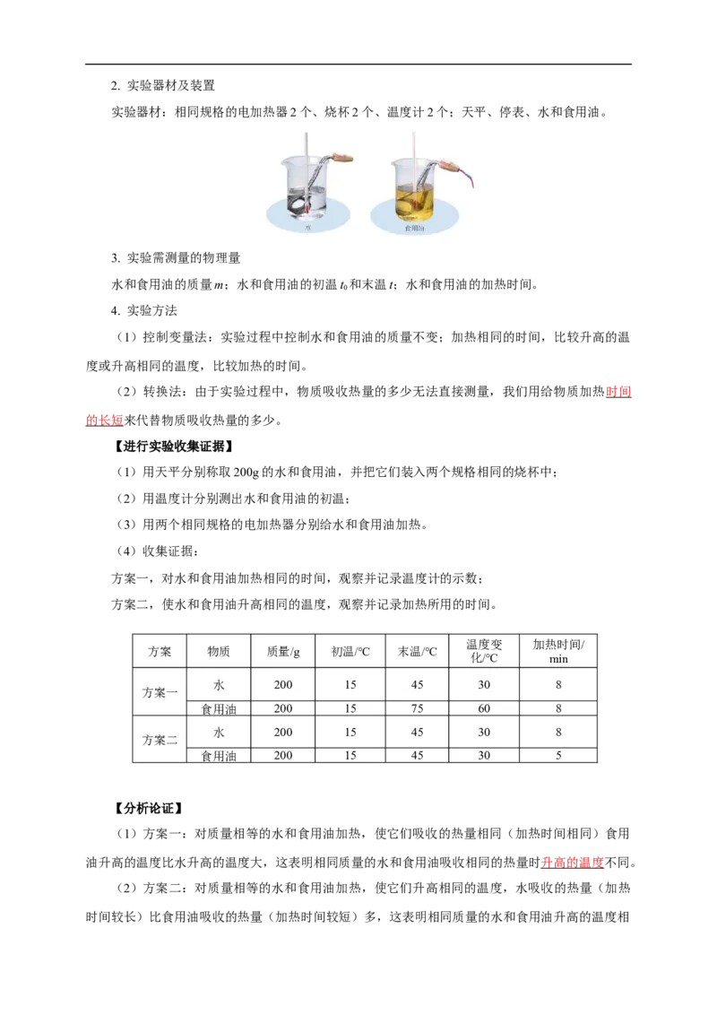 专题13内能和内能的利用（知识梳理+典例+练习）-2024物理中考一轮复习精品资料（教师版）_8、物理总复习_2024年中考复习资料_一轮复习_更新2024年中考物理一轮复习精品资料_配套练习