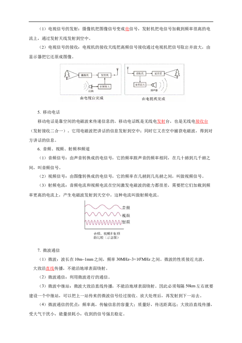 专题20信息的传递能源（知识梳理+典例+练习）(教师版）_8、物理总复习_8.中考物理总复习_2024年中考复习资料_一轮复习资料_完2024年中考物理一轮复习课件+练习_配套练习