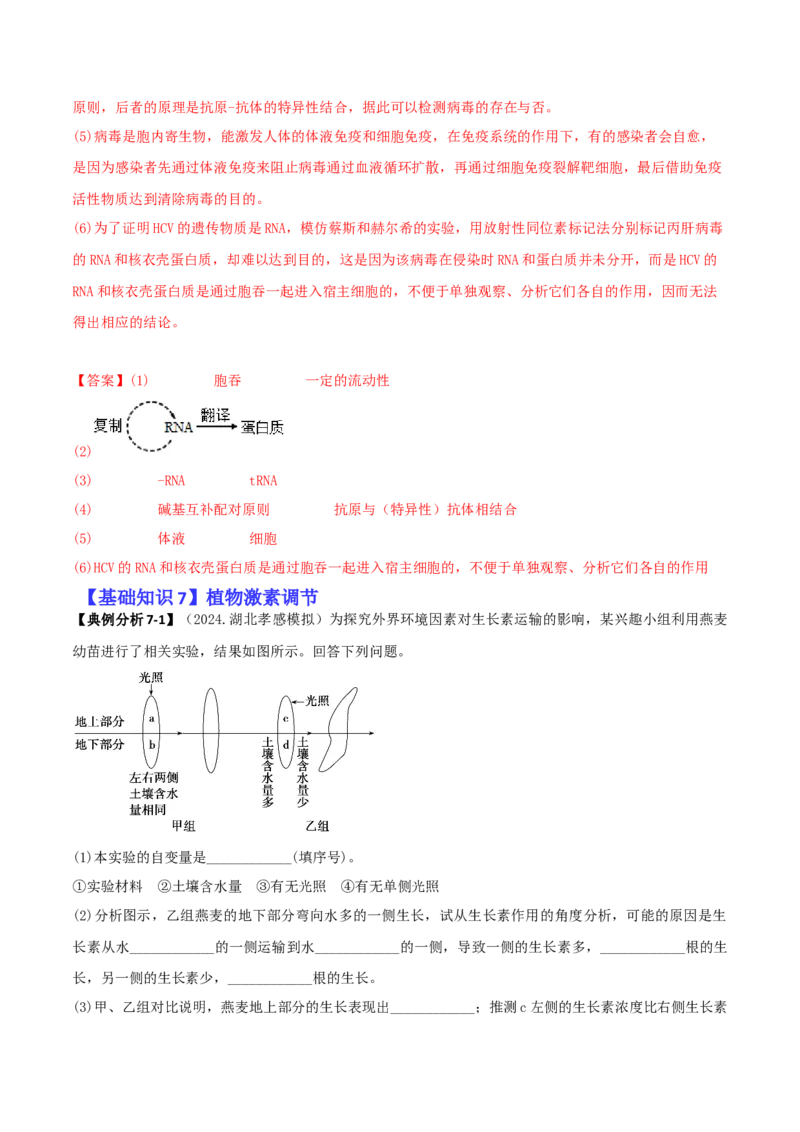专题09稳态与调节分析（解析版）_2025年新高考资料_二轮复习_2025年高考生物二轮热点题型归纳与变式演练（新高考通用）3404350_专题09稳态与调节分析