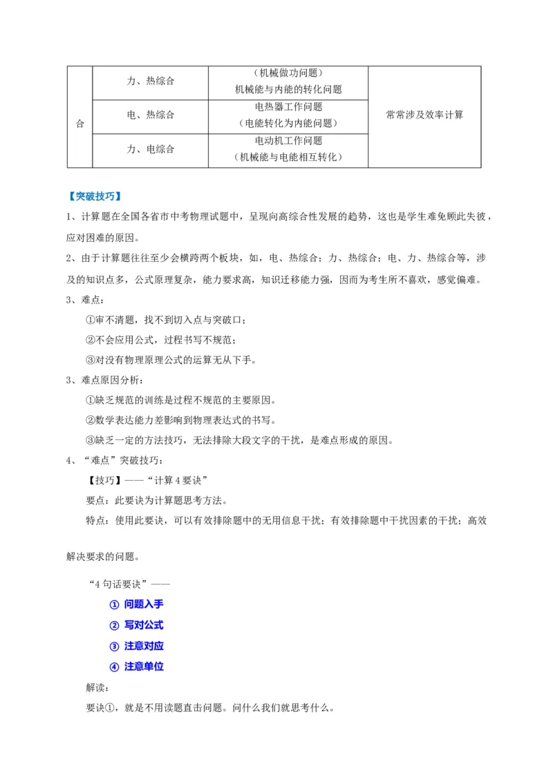 专题32综合计算题解答技巧攻略_8、物理总复习_8.中考物理总复习_2023年中考复习资料_专项复习_2023年中考物理重难点瓶颈突破（难点剖析+真题汇编+原创预测）（全国通用）