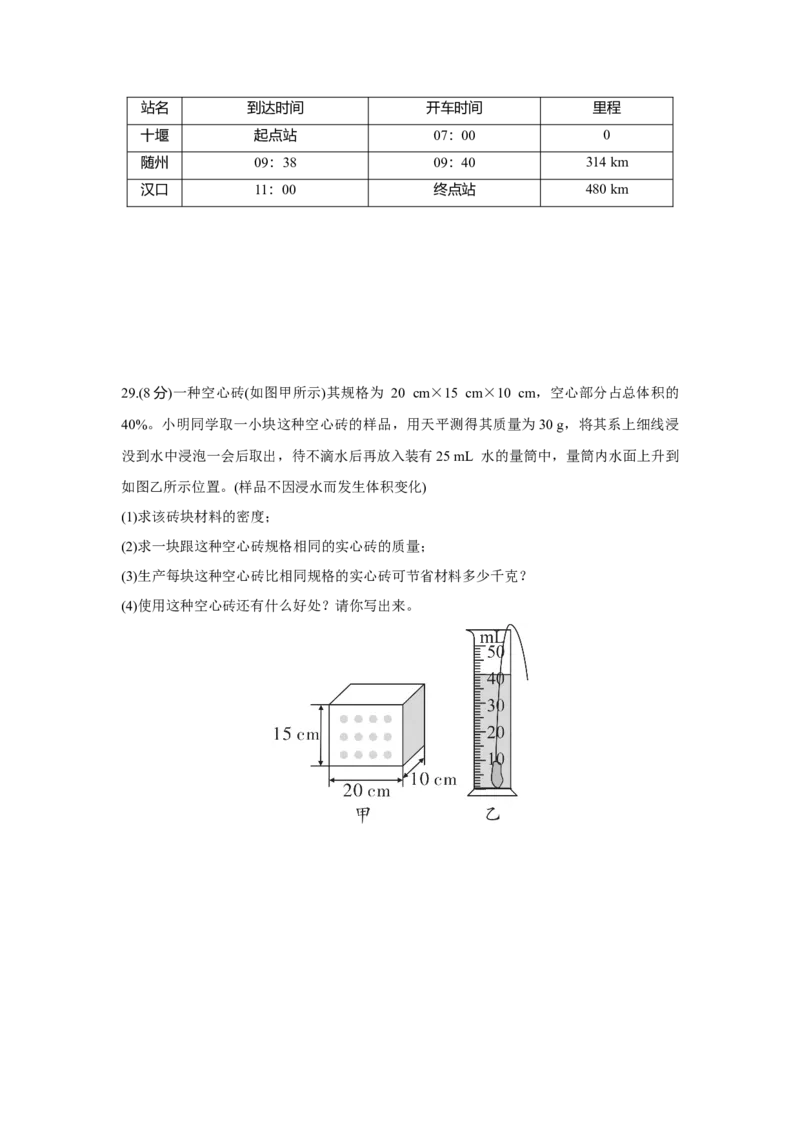 人教版物理八年级上学期期末考试模拟练习试卷_初物_八年级上下册+九年级全一册物理_八年级物理上册_期中+期末（完）_期末