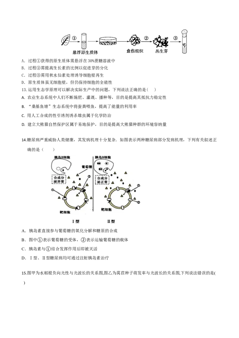 黄金卷07（考试版）_2024年新高考资料_4.2024高考模拟预测试卷_赢在高考&middot;黄金8卷备战2024年高考生物模拟卷（广东专用）31276448