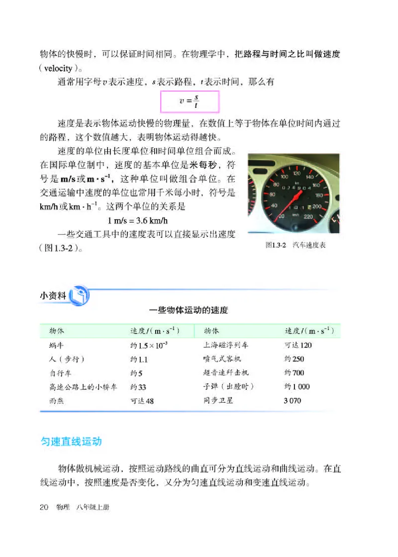 赠送老版人教版8年级物理上册高清教材_初物_八年级上下册+九年级全一册物理_八年级物理上册_老课标资料