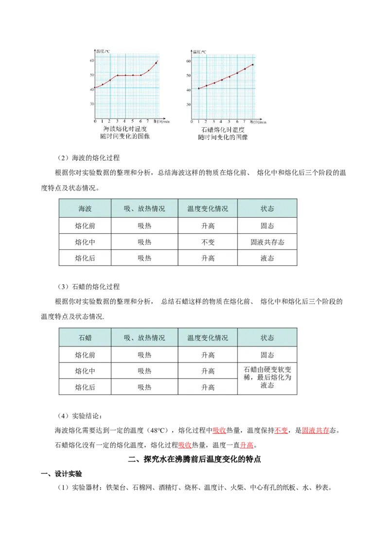第三章物态变化（知识清单）-（人教版）（教师版）_初物_八年级上下册+九年级全一册物理_八年级物理上册_老课标资料_单元知识清单