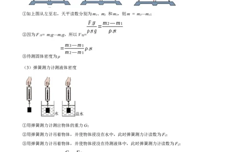 专题11力学实验（解析版）_8、物理总复习_8.中考物理总复习_2023年中考复习资料_二轮复习_备战2023年中考物理二轮四大模块针对集训（全国通用）_模块一力学