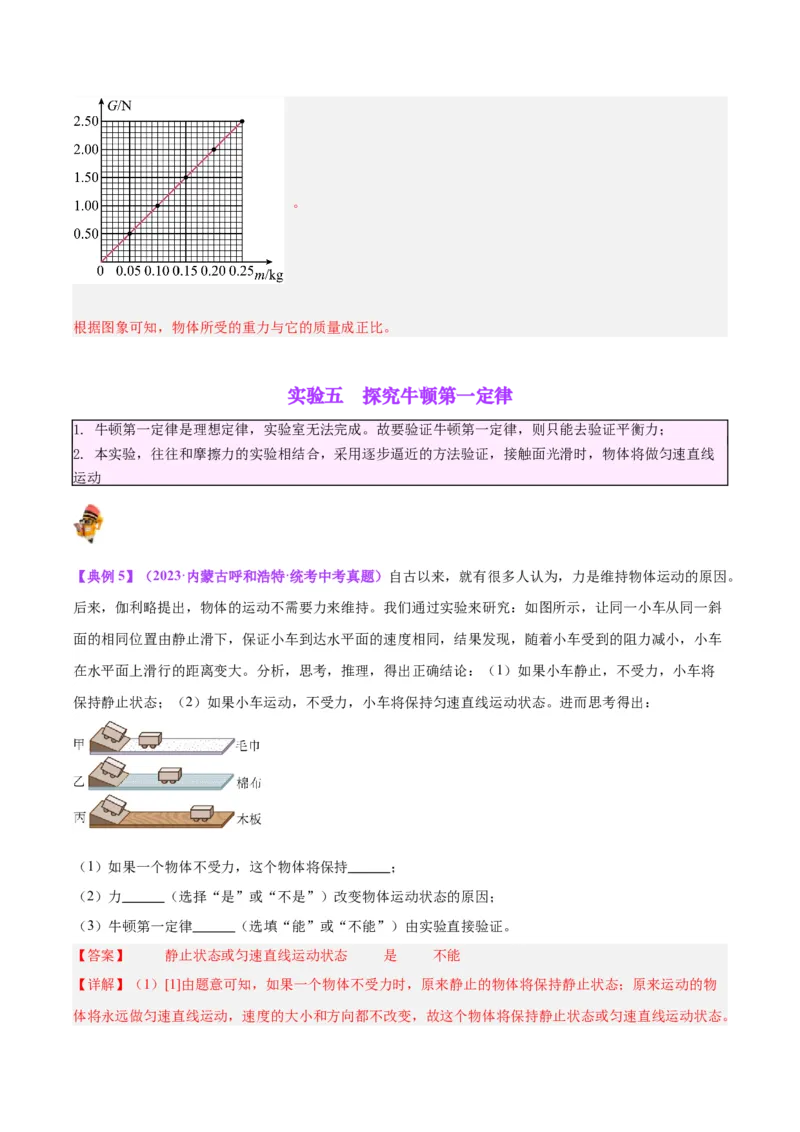 专题32力学实验专题（一）（解析版）_8、物理总复习_8.中考物理总复习_2024年中考复习资料_一轮复习资料_完备战2024年中考物理一轮复习讲义练习（全国通用）_教师版（含答案解析）