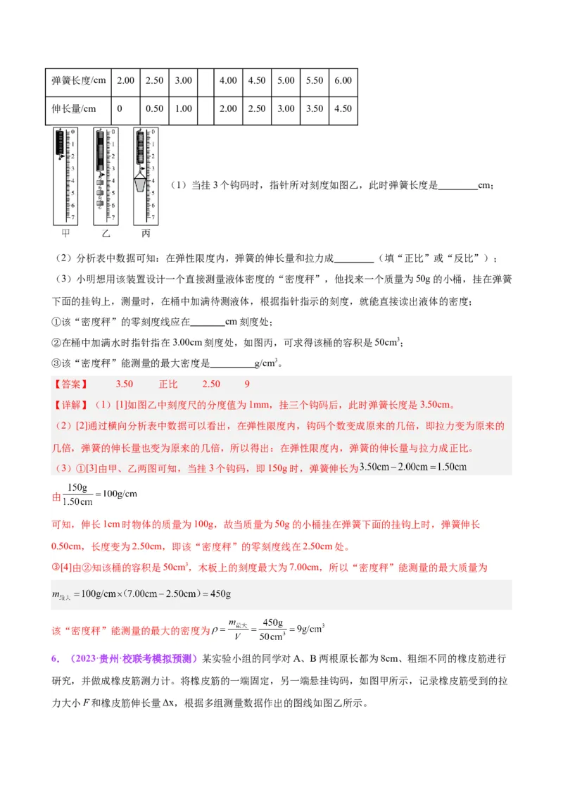 专题32力学实验专题（一）（解析版）_8、物理总复习_8.中考物理总复习_2024年中考复习资料_一轮复习资料_完备战2024年中考物理一轮复习讲义练习（全国通用）_教师版（含答案解析）