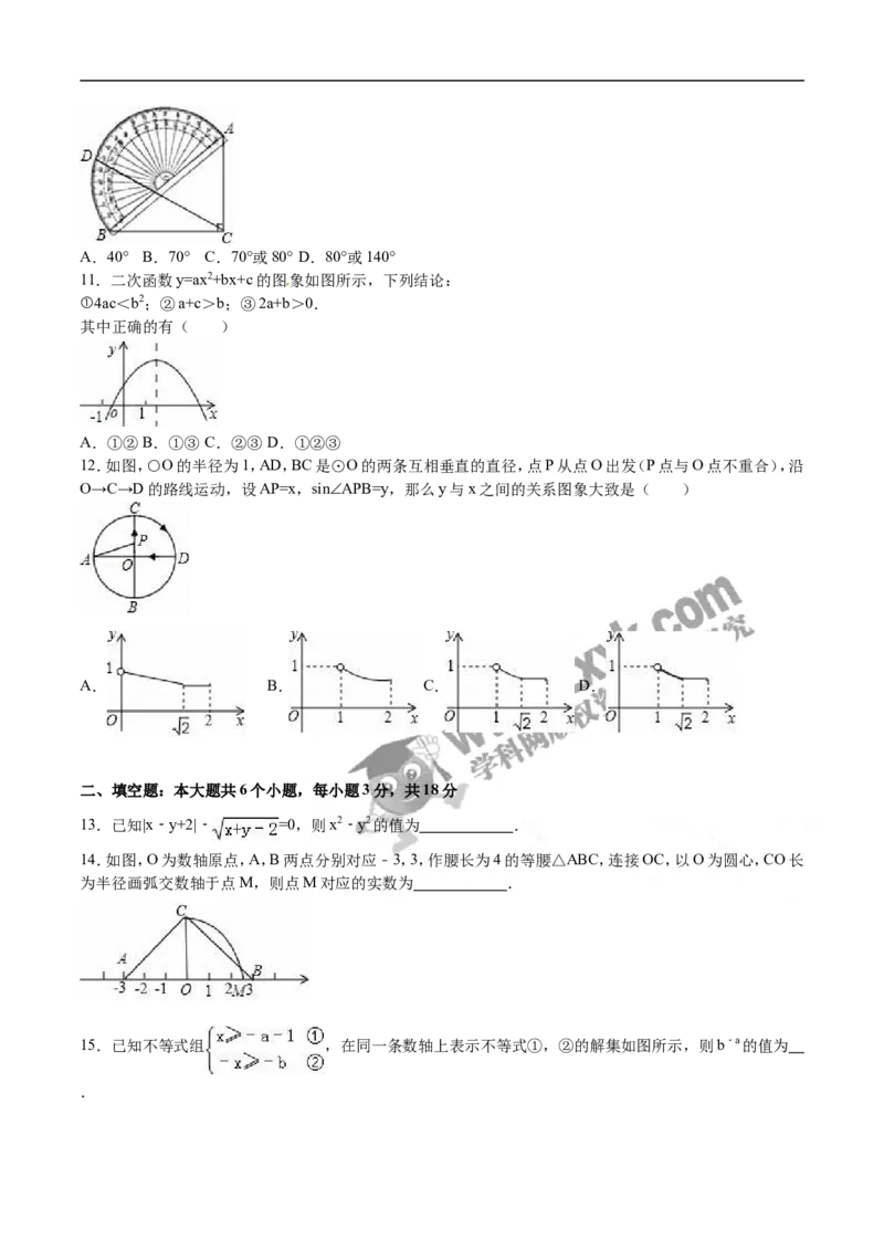 2016山东烟台数学试卷+答案+解析(word整理版)_山东历年中考真题_山东省历年中考真题2013~2024_初中数学历年真题（2013-2024）_18山东省各市试卷