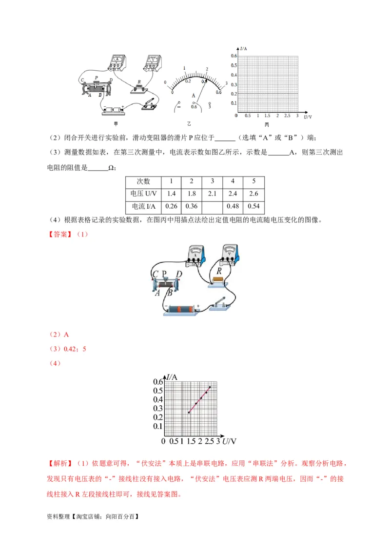 专题20欧姆定律的妙用攻略解析版_8、物理总复习_8.中考物理总复习_2023年中考复习资料_专项复习_2023年中考物理重难点瓶颈突破（难点剖析+真题汇编+原创预测）（全国通用）_解析版