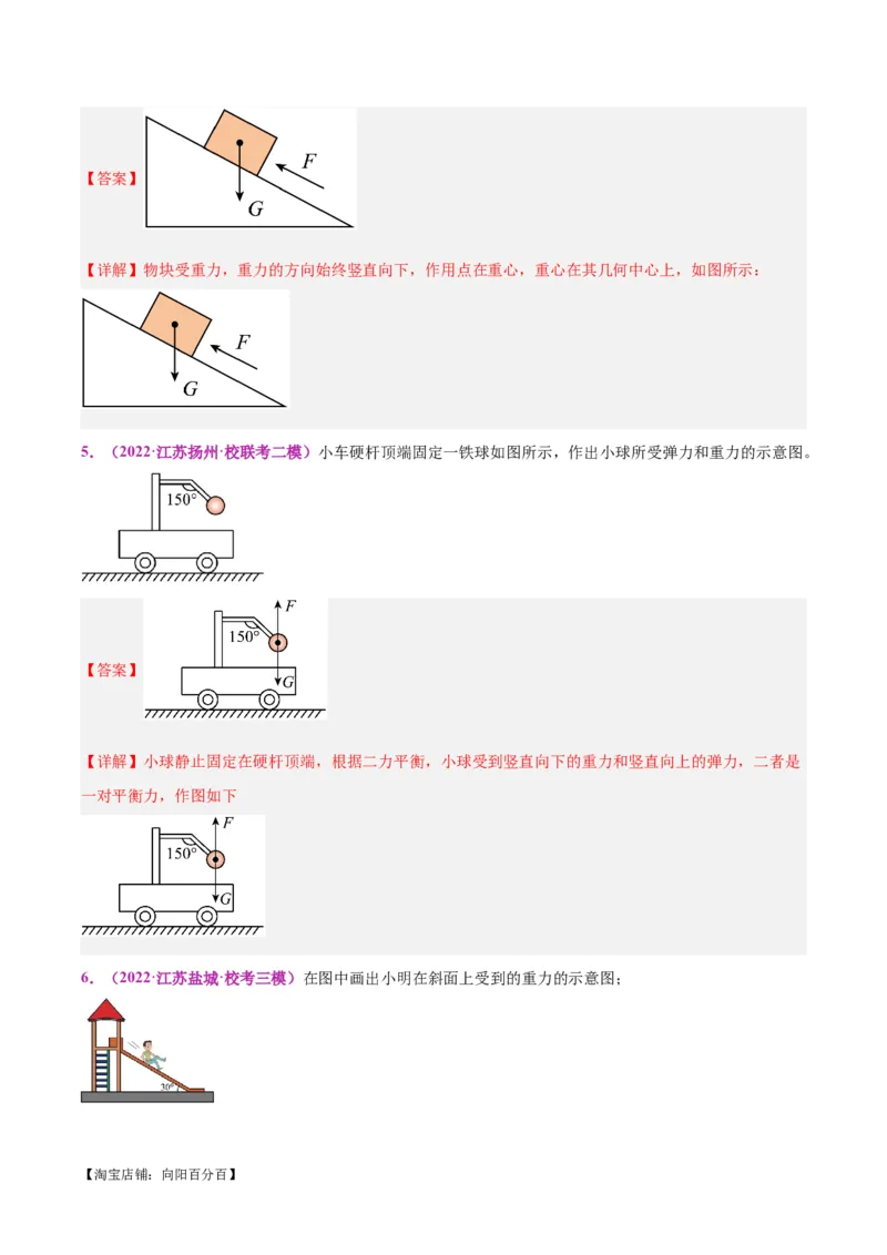 专题29力学作图专题（解析版）_8、物理总复习_2024年中考复习资料_一轮复习_完备战2024年中考物理一轮复习考点帮（全国通用）_教师版（含答案解析）