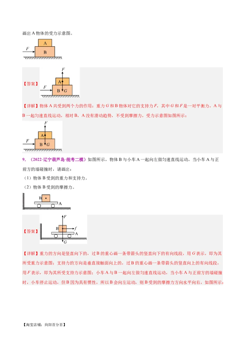 专题29力学作图专题（解析版）_8、物理总复习_2024年中考复习资料_一轮复习_完备战2024年中考物理一轮复习考点帮（全国通用）_教师版（含答案解析）