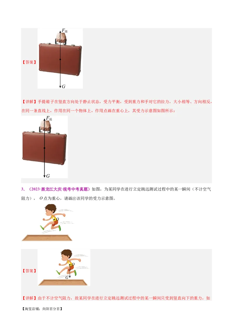 专题29力学作图专题（解析版）_8、物理总复习_2024年中考复习资料_一轮复习_完备战2024年中考物理一轮复习考点帮（全国通用）_教师版（含答案解析）