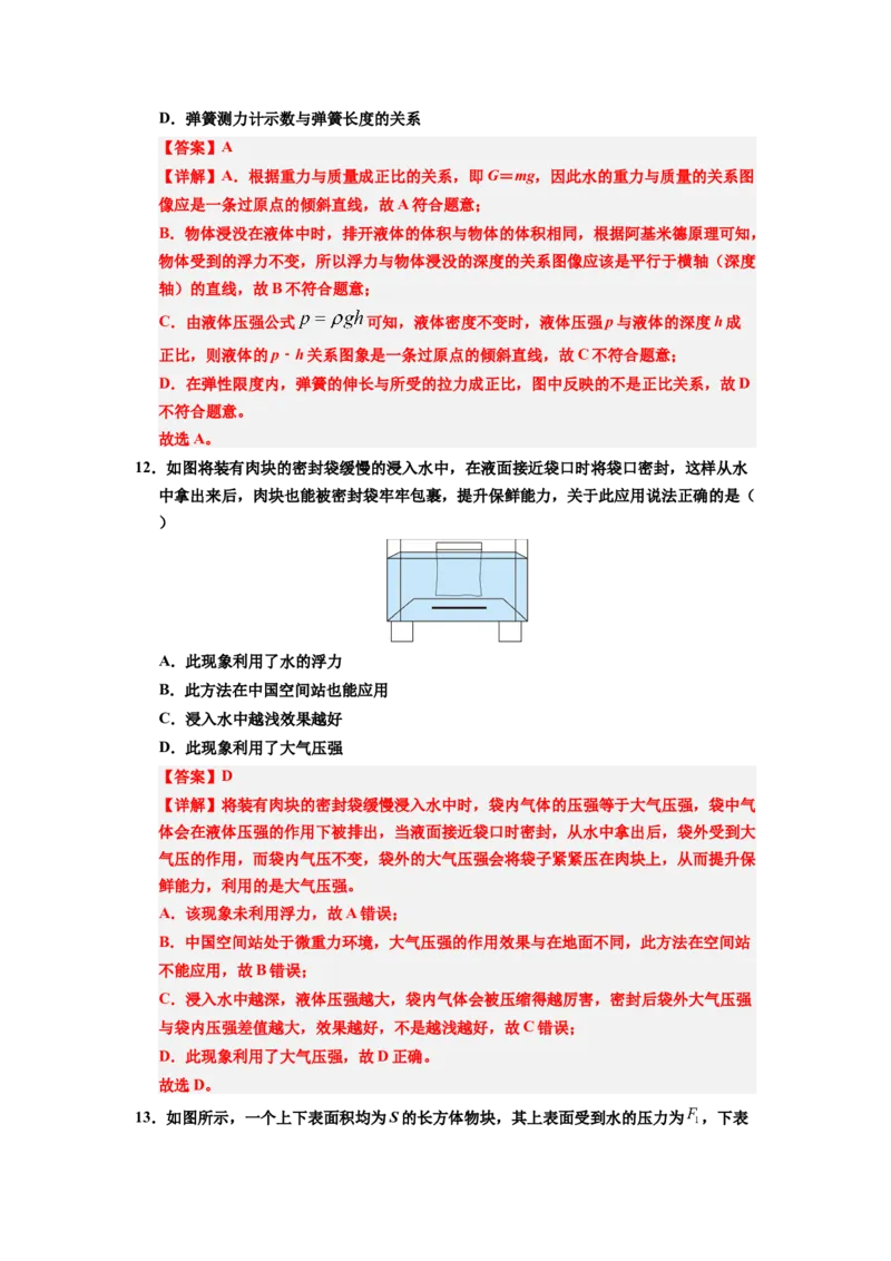 课时10.1浮力（教师版）_初物_八年级上下册+九年级全一册物理_八年级物理下册_讲义（更新中）-U26