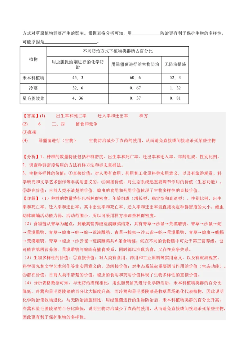 黄金卷02（解析版）-赢在高考&middot;黄金8卷备战2024年高考生物模拟卷（辽宁专用）_2024年新高考资料_4.2024高考模拟预测试卷