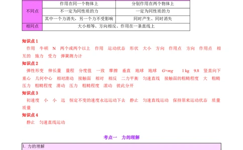 专题09力学基础（解析版）_8、物理总复习_8.中考物理总复习_2024年中考复习资料_一轮复习资料_完备战2024年中考物理一轮复习讲义练习（全国通用）_教师版（含答案解析）