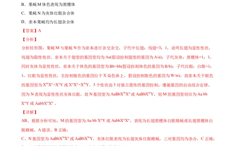 专题08基因的自由组合定律-2021年高考生物真题与模拟题分类训练（教师版含解析）_新高考复习资料_2023年新高考复习资料_一轮复习_2023年新高考大一轮复习讲义