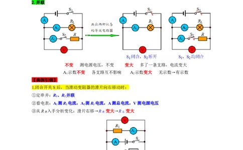 欧姆定律动态电路的类型及分析_8、物理总复习_2024年中考复习资料_专项复习资料_2024年中考物理复习辅导系列_❤更新专项复习