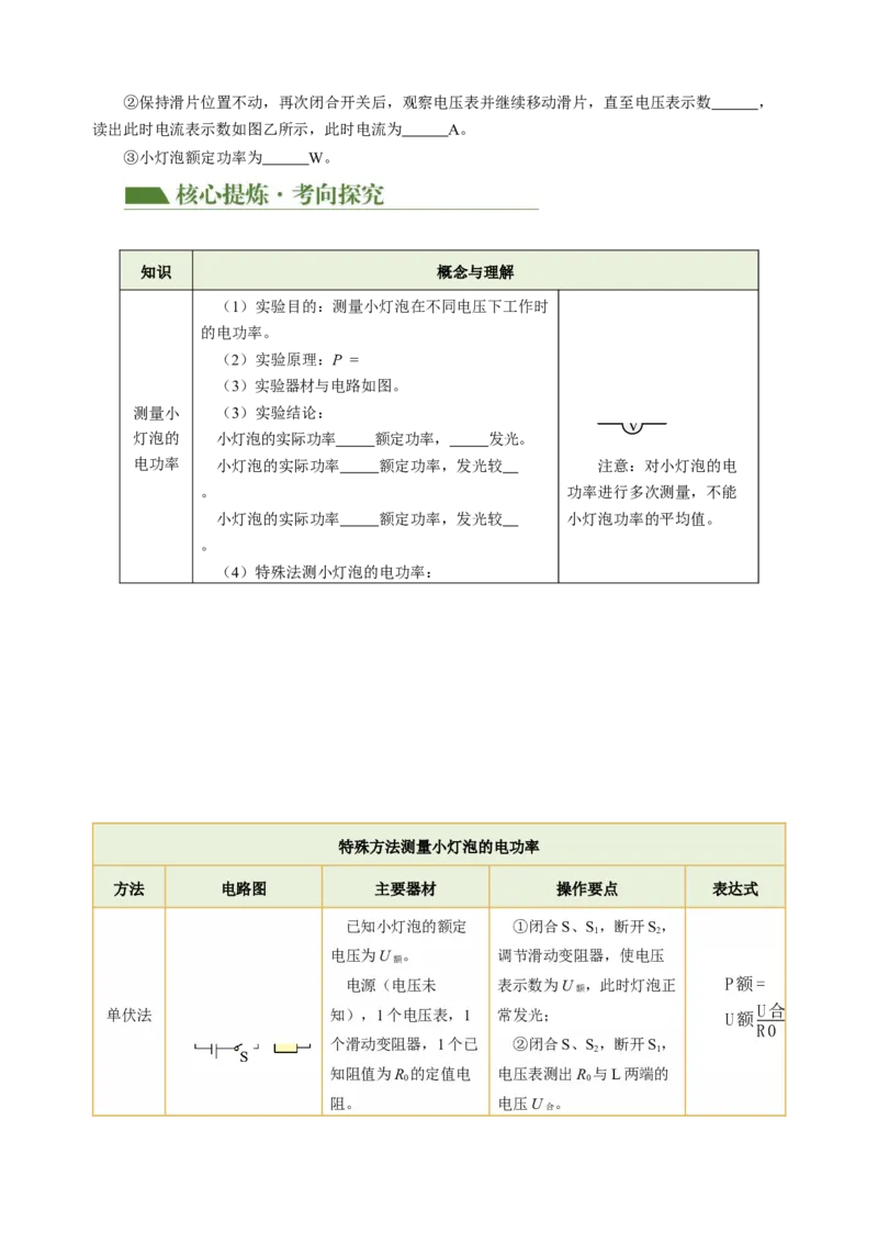 专题11电功率家庭电路（讲练）原卷版_8、物理总复习_8.中考物理总复习_2024年中考复习资料_二轮复习资料_完2024年中考物理二轮复习课件+讲义+练习（全国通用）