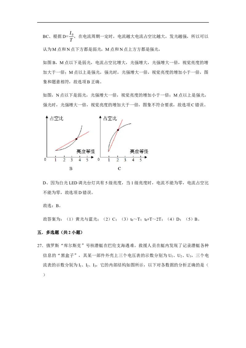 人教版物理中考总复习三轮冲刺《电压和电阻》中考试题精选（原卷+解析卷）_8、物理总复习_8.中考物理总复习_2023年中考复习资料_三轮复习