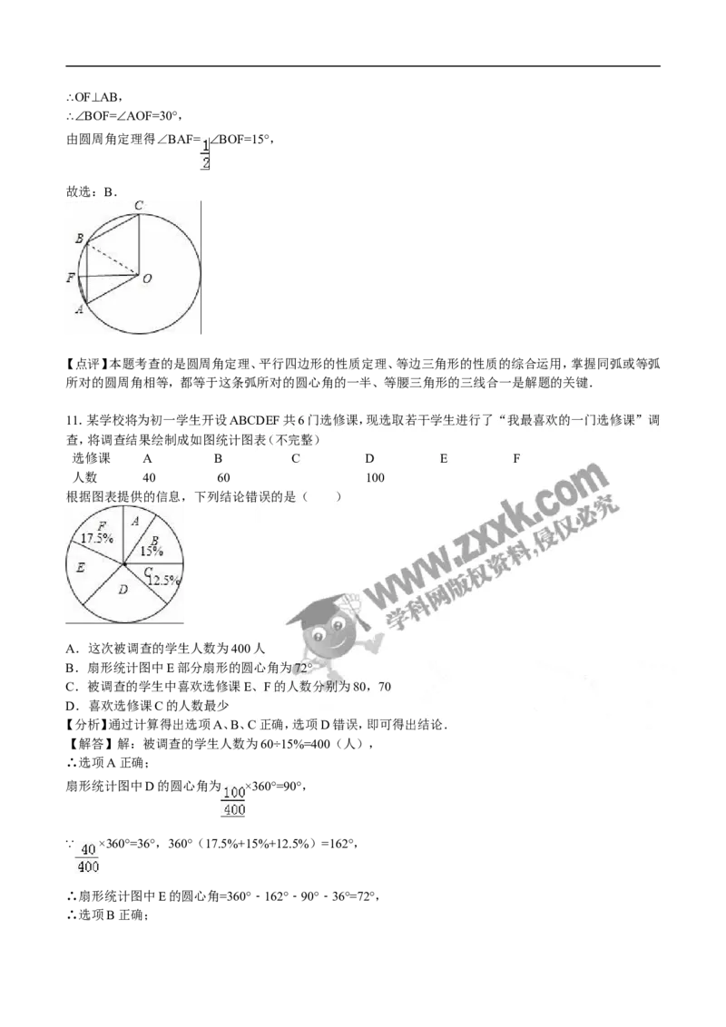 2016山东泰安数学试卷+答案+解析(word整理版)_山东历年中考真题_山东省历年中考真题2013~2024_初中数学历年真题（2013-2024）