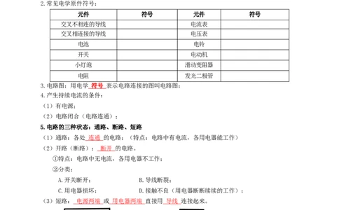 专题30电荷和电路（知识点复习+例题讲解+过关练习）-备战2023年中考物理一轮复习考点帮（原卷版）_8、物理总复习_8.中考物理总复习_2023年中考复习资料_一轮复习