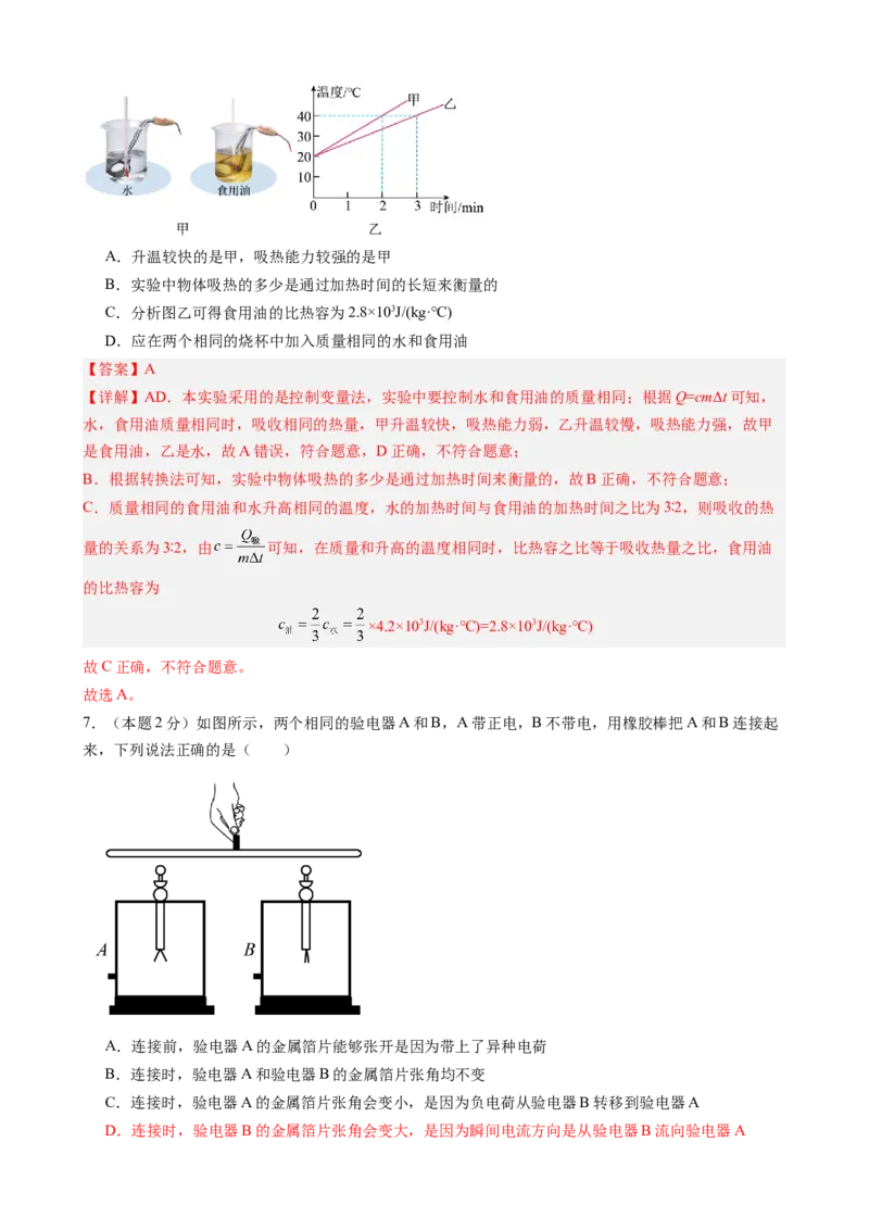 物理（武汉卷）（全解全析）_8、物理总复习_2024中考模拟题物理_二模_物理（武汉卷）-+2024年中考第二次模拟考试_二模武汉