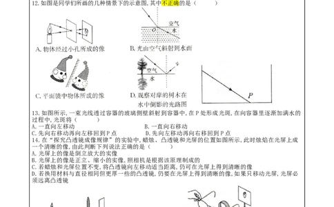 期末复习专题1：选择题-人教版物理八年级上册_初物_八年级上下册+九年级全一册物理_八年级物理上册_期中+期末（完）_期末