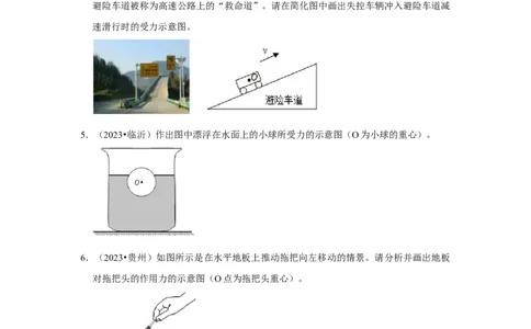 挑战10作图题（光学和力学综合46题）（原卷版）_8、物理总复习_2024年中考复习资料_专项复习资料_❤备战2024年中考物理真题《压轴挑战》分类汇编
