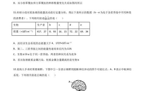 黄金卷08（考试版）_2024年新高考资料_4.2024高考模拟预测试卷_赢在高考&middot;黄金8卷备战2024年高考生物模拟卷（广东专用）31276448