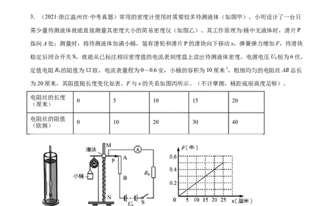 专题13：阅读综合能力题2022年中考物理三轮冲刺宝典提分专题（原卷版）_8、物理总复习_8.中考物理总复习_2022年中考复习资料_2022年中考物理三轮冲刺宝典提分专题