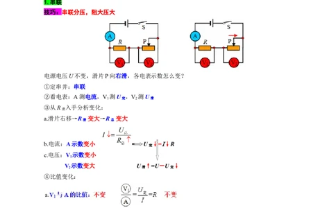 欧姆定律动态电路的类型及分析_8、物理总复习_8.中考物理总复习_2024年中考复习资料_专项复习资料_2024年中考物理复习_❤更新专项复习