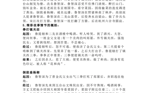 《三国演义》名著知识梳理_《初中全科目知识点汇总》_初中语文知识点汇总_初中名著导读知识要点