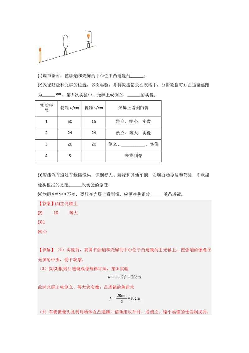 第5章透镜及其应用（B卷专项卷）（重难训练32题4大考点）（教师版）_初物_八年级上下册+九年级全一册物理_八年级物理上册_单元测试（完）