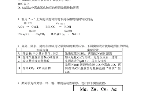 2013山东济宁化学试卷+答案(word整理版)_山东历年中考真题_山东省历年中考真题2013~2024_初中化学历年真题（2013-2024）