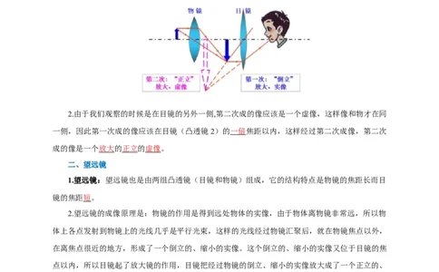 专题3凸透镜成像规律与应用（原卷版）_8、物理总复习_2024年中考复习资料_二轮复习_2024年中考物理二轮专项复习核心考点讲解与必刷题型汇编